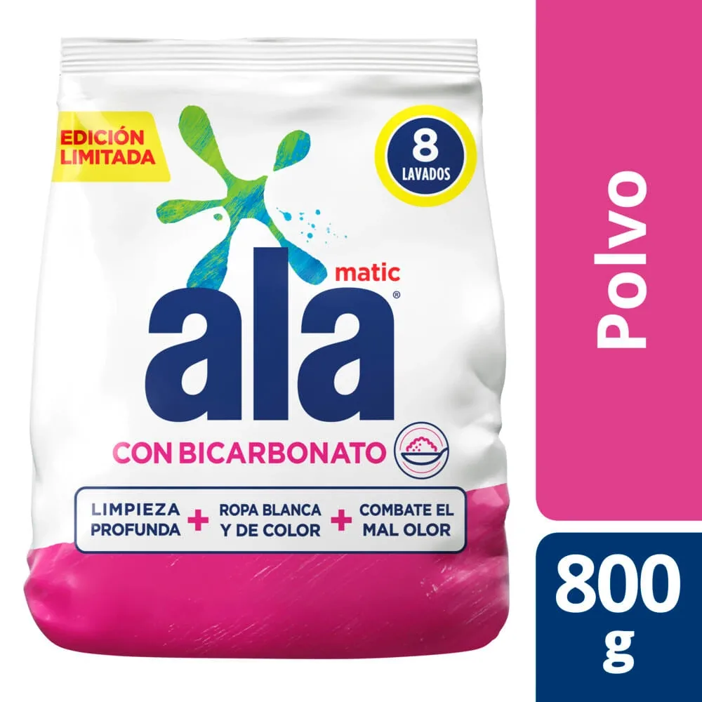 Jabón En Polvo Ala X   Rosa 800 G - Unidad