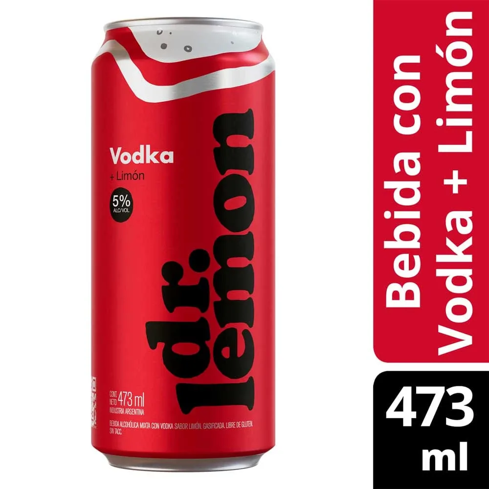 Aperitivo Dr Lemon X   Lata Vodka X 6