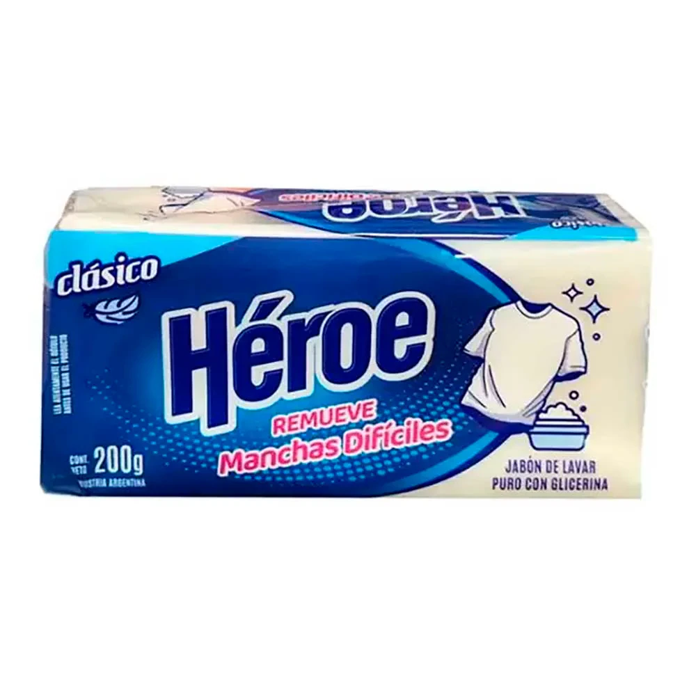 Jabon Barra Heroe X   200g