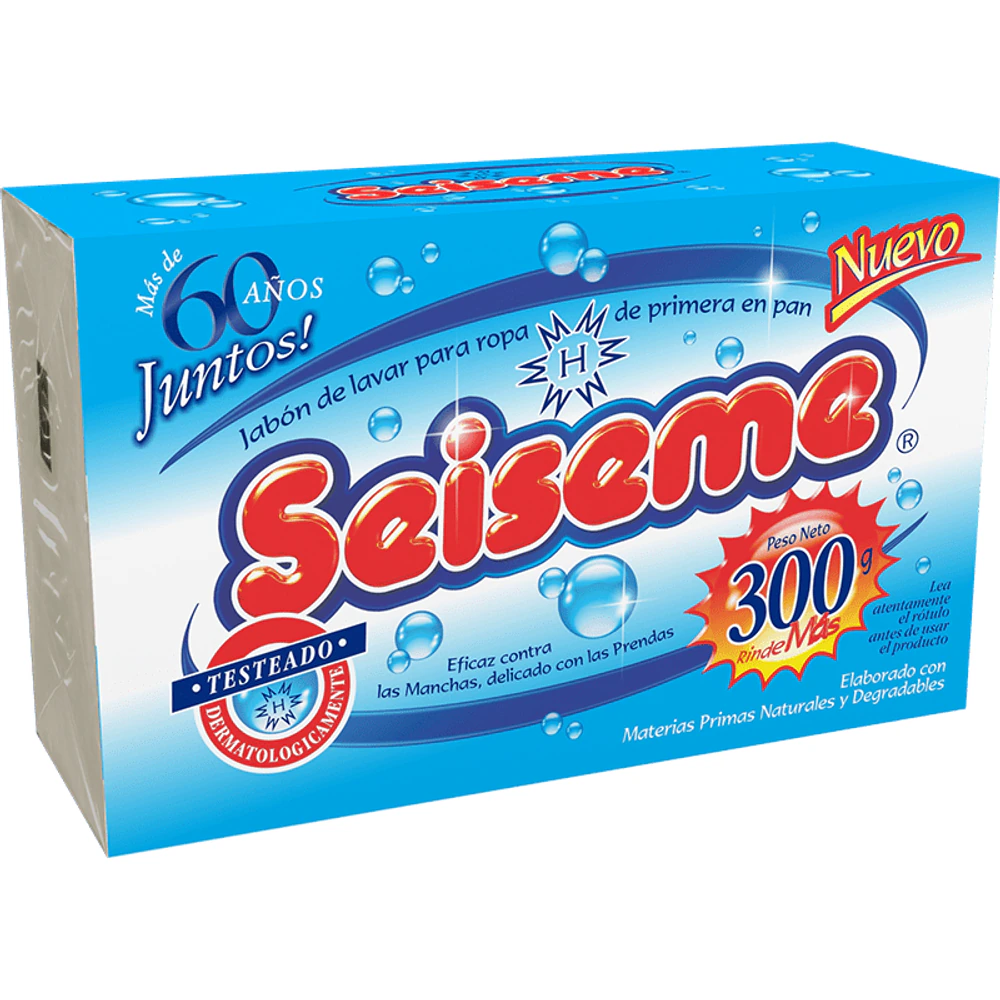 Jabon En Barra Seiseme X   300g