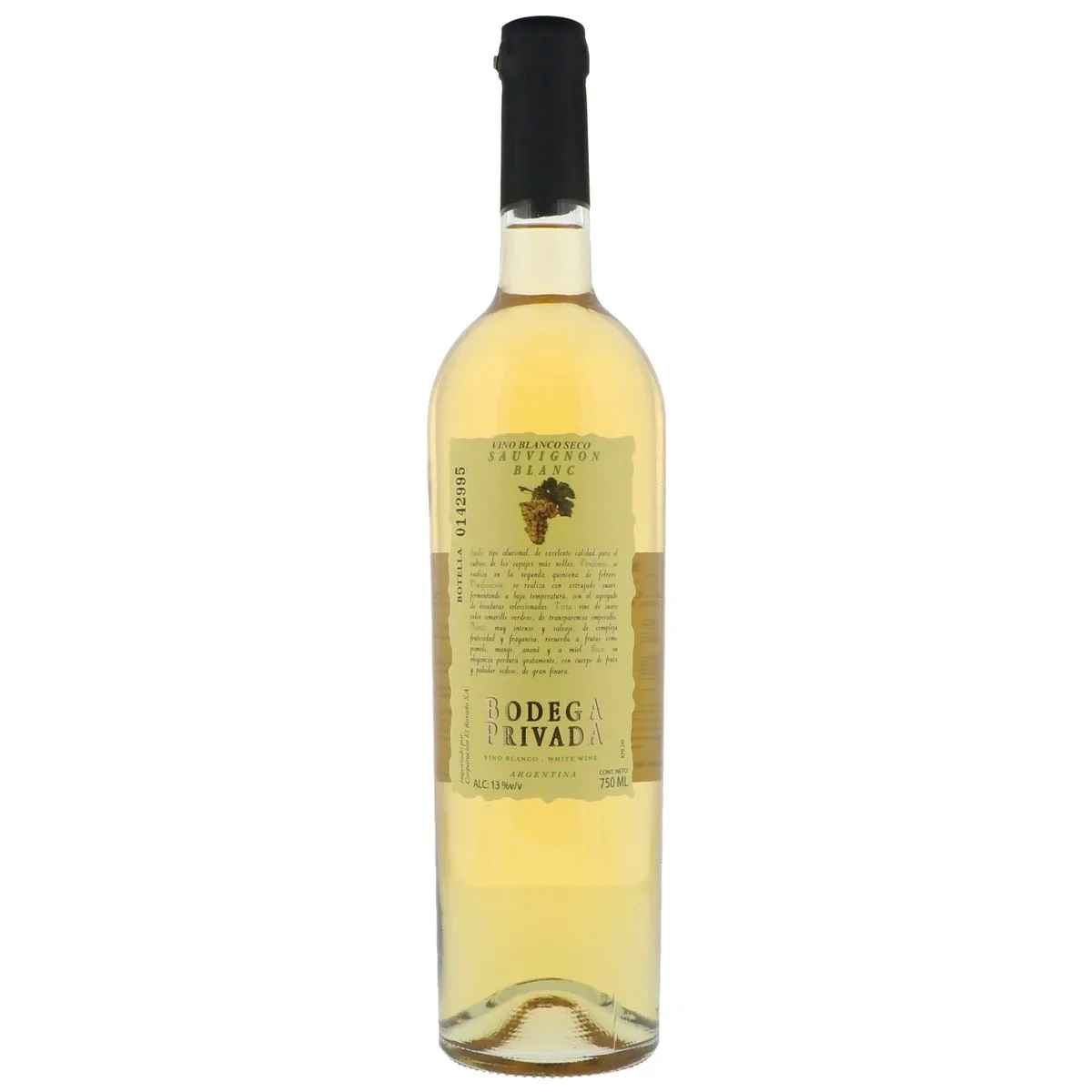 Vino Bodega Privada X   Sauvignon Blanc - Unidad