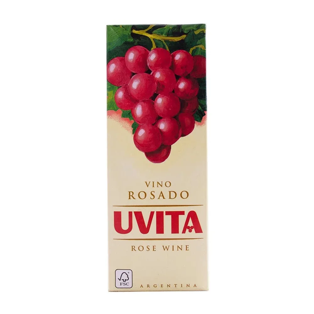 Vino Uvita X   Rosado 1 L En Cartón - Unidad