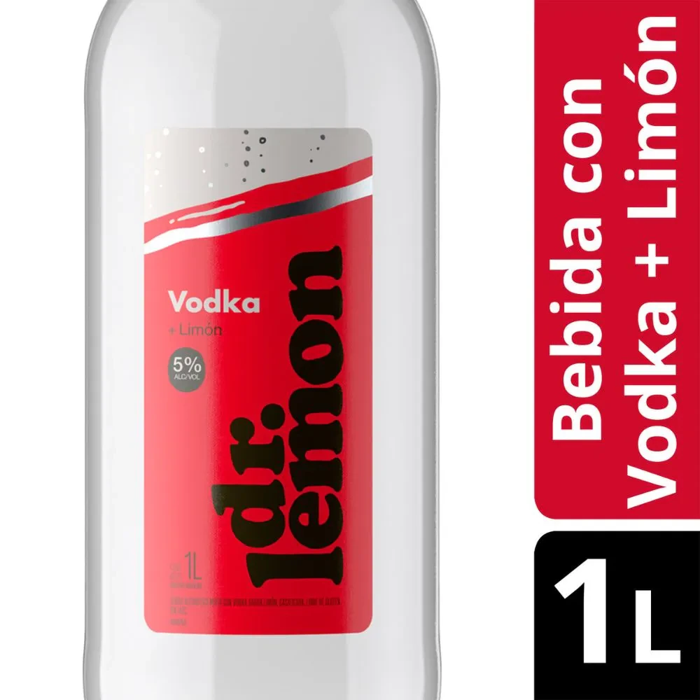 Aperitivo Dr Lemon X   Litro Clasico Vodka