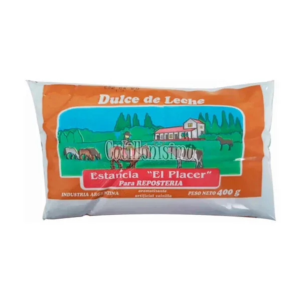 Dulce de leche repostero estancia el placer x  1 ddl en sachet 400 g repostero