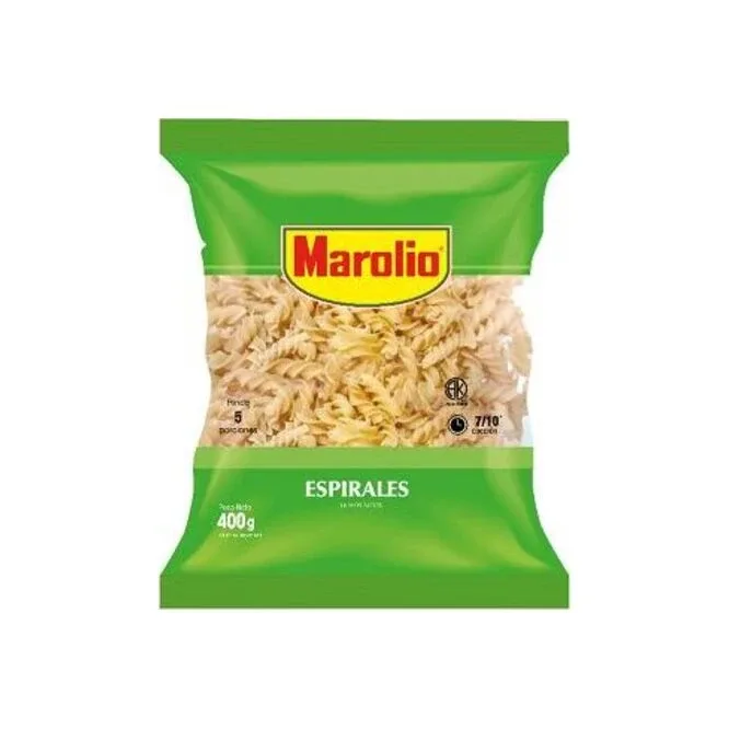 Fideos Espirales Marolio 12x  1 400 Gr