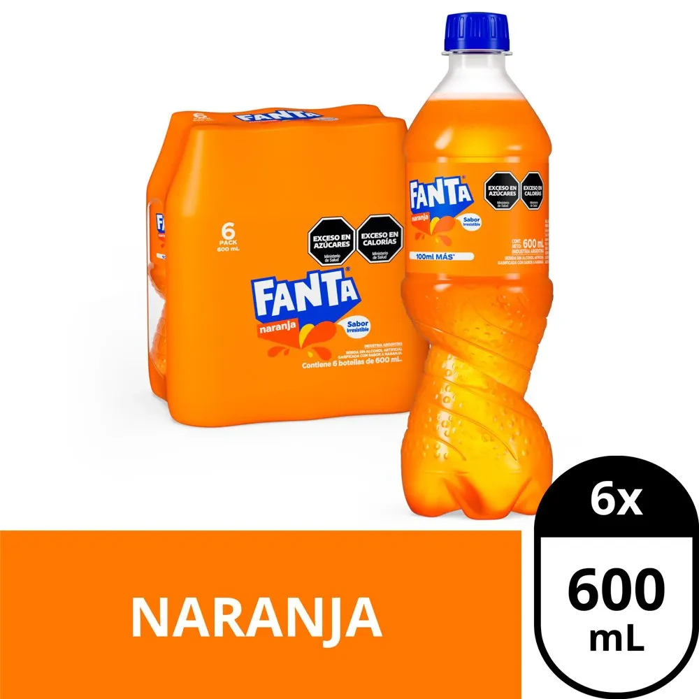 Gaseosa Fanta X   500ml X 6