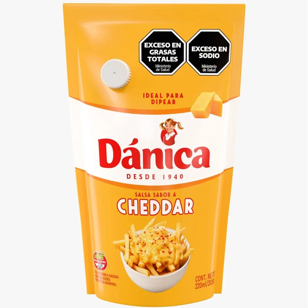 Aderezo Cheddar Danica 220 g