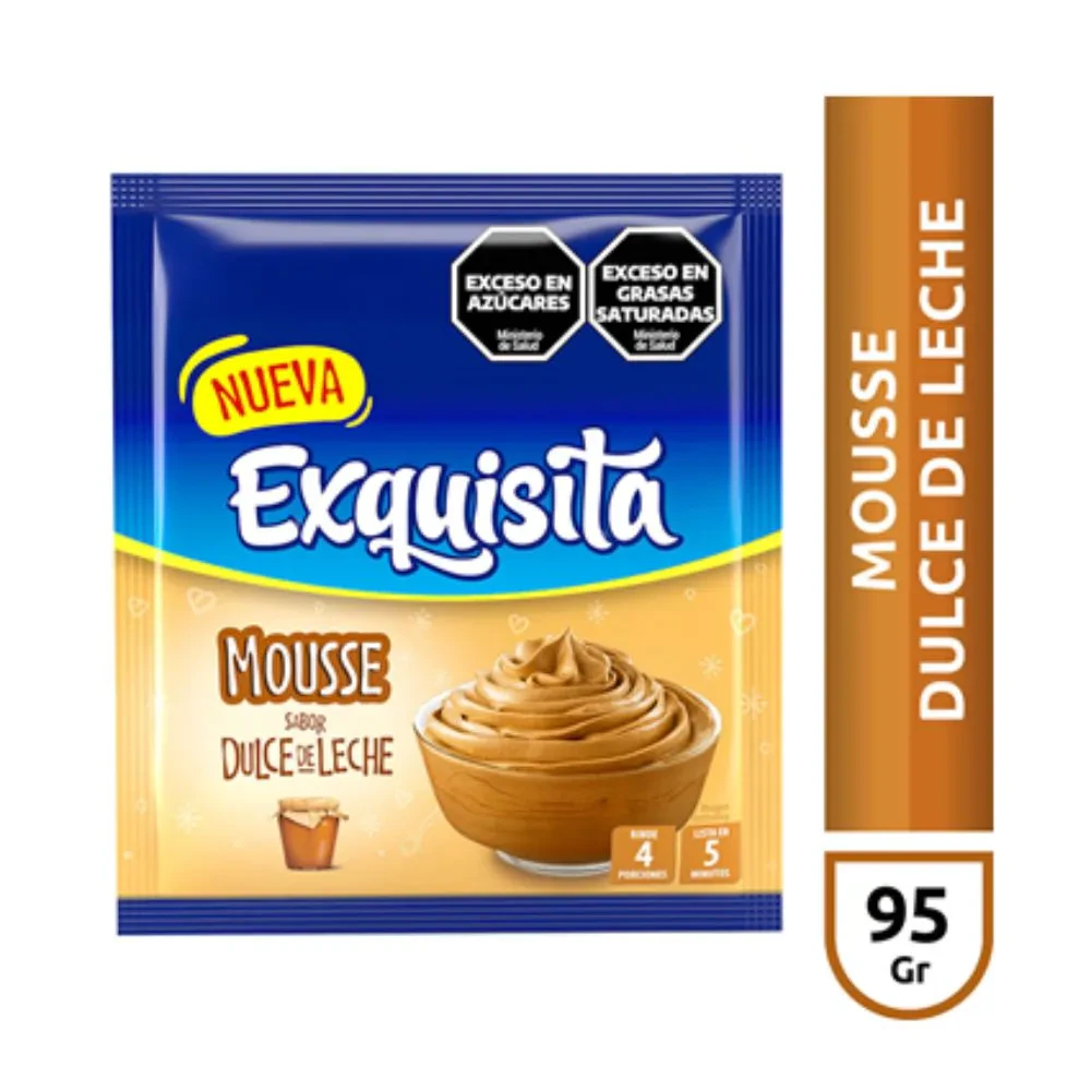 Postre Exquisita X   Mousse De Dulce De Leche